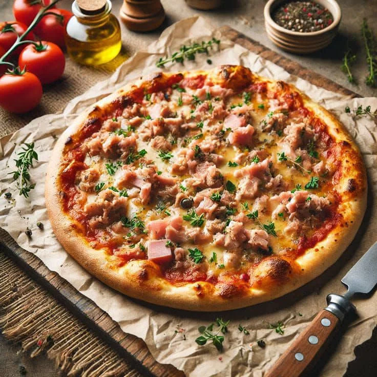 Afro Pizza, visuel illustratif